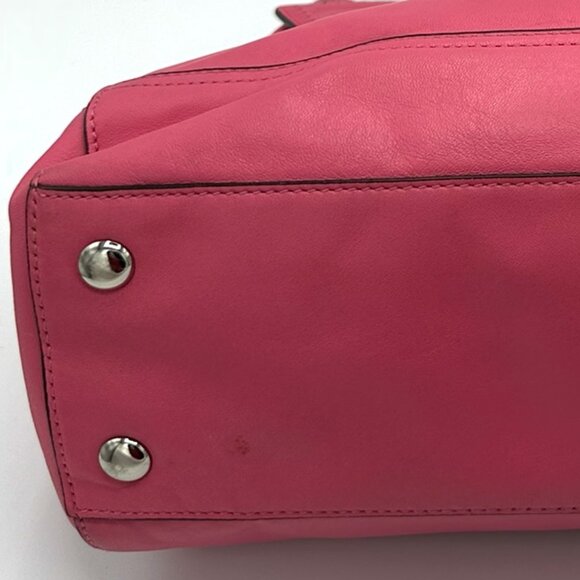 💰 EUC Coach Park Rose Leather Carryall Shoulder Bag #F19728 - Picture 16 of 16